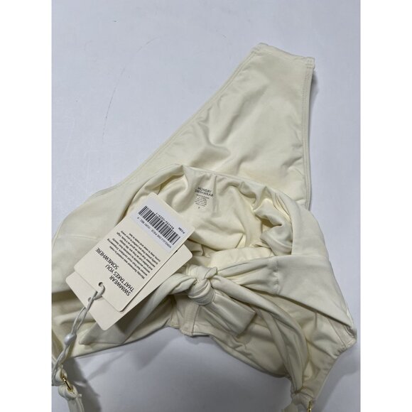 MONDAY Swimwear Honolulu One Piece Swimsuit in Ivory - Picture 5 of 5